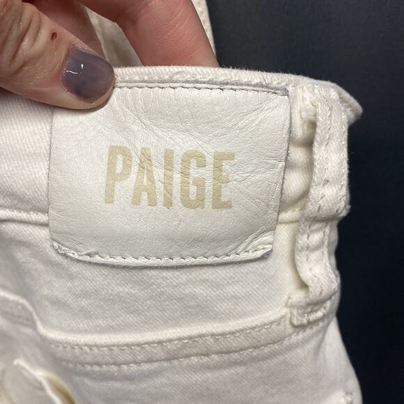 PAIGE Claudine Overall Ankle Length Slare Utility Pockets size 23 (b28.12) - Picture 9 of 12